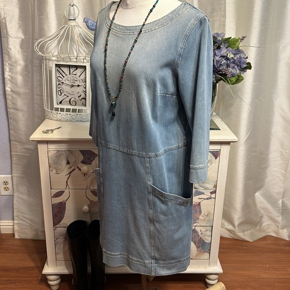 Adriano Goldschmidt Denim Dress - Picture 4 of 7